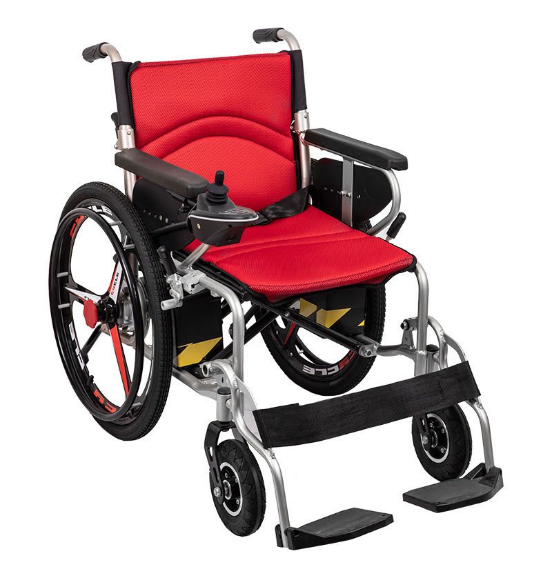 Elektrický invalidný vozík s veľkými kolesami s lítiovou batériou 20AH