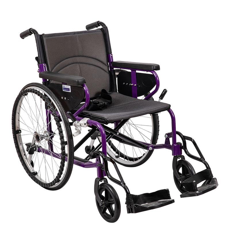 Zdravotnícky skladací manuálny invalidný vozík