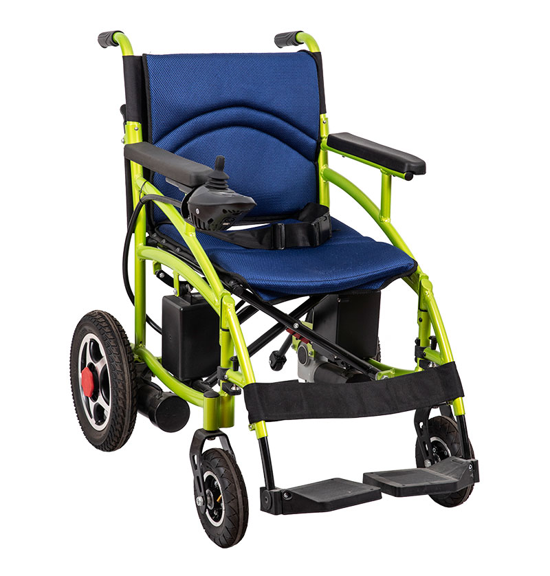 Elektrický skladací invalidný vozík inteligentného typu